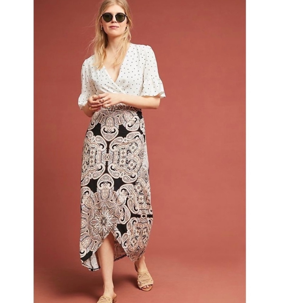 Anthropologie Corvo Wrap Skirt XL